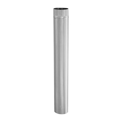 Imperial 3 in. D X 24 in. L Galvanized Steel Furnace Pipe
