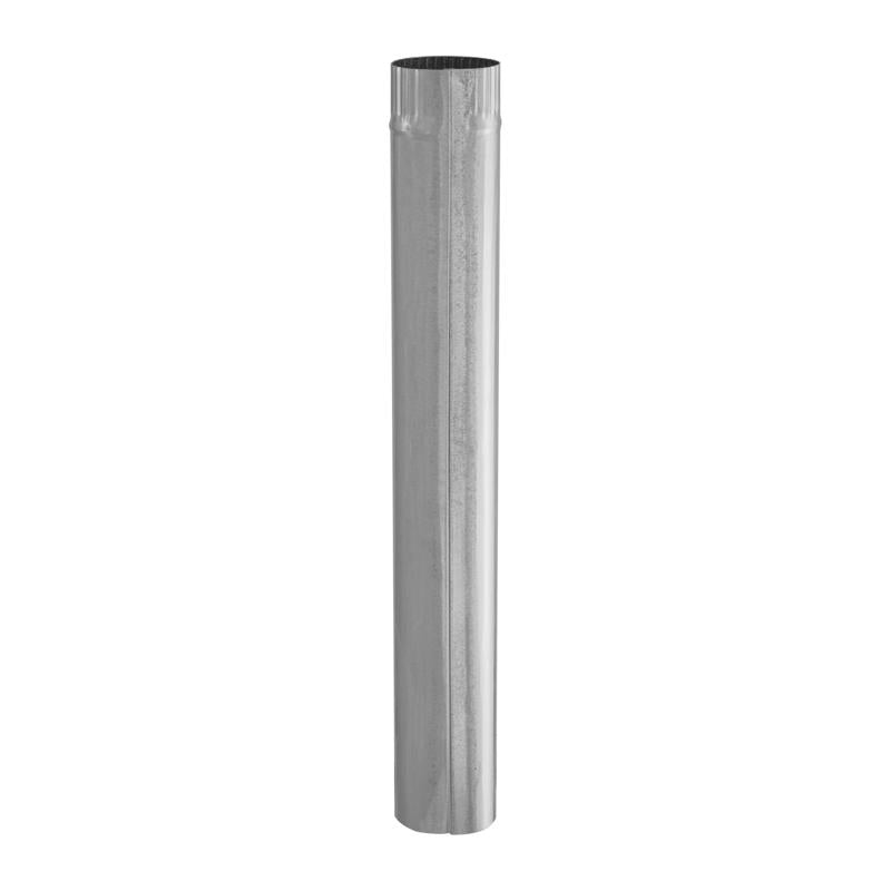 Imperial 3 in. D X 24 in. L Galvanized Steel Furnace Pipe