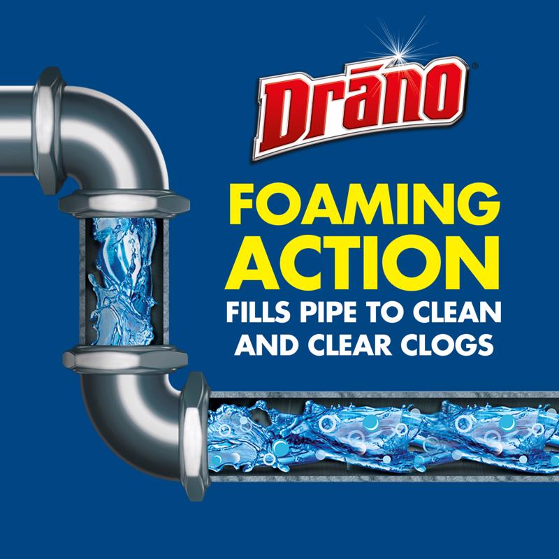 Drano Dual Force Liquid Clog Remover 17 oz