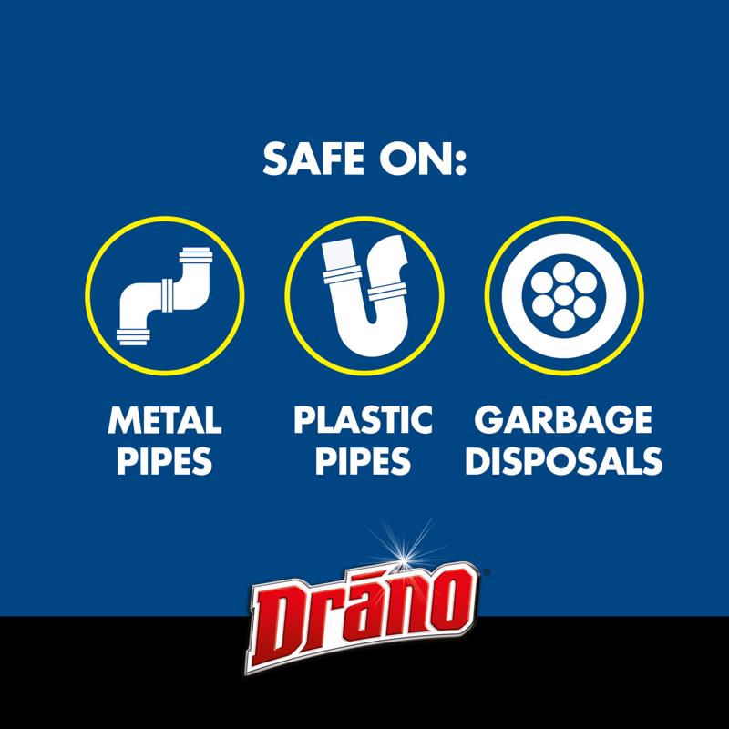 Drano Dual Force Liquid Clog Remover 17 oz