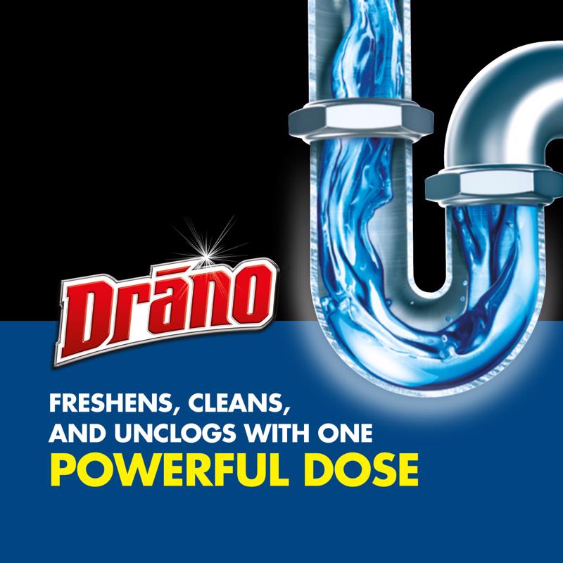 Drano Dual Force Liquid Clog Remover 17 oz