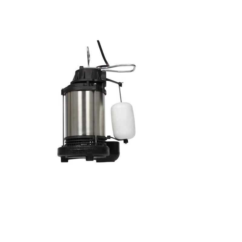 Wayne 3/4 HP 5490 gph Stainless Steel Vertical Float Switch AC Sump Pump 8 ft
