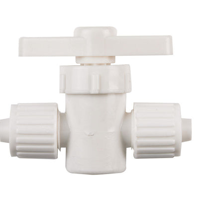 Flair-It 3/8 in. PEX X 3/8 in. PEX Plastic Supply Valve