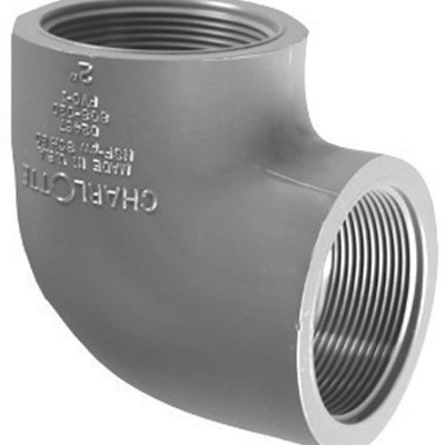 Charlotte Pipe Schedule 80 1 in. FPT X 1 in. D FPT PVC Elbow