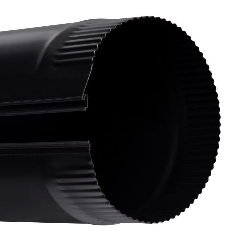 Imperial 4 in. D X 24 in. L Steel Stove Pipe