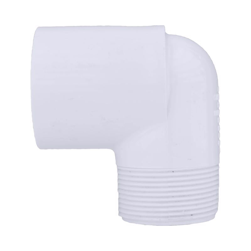 Charlotte Pipe Schedule 40 1-1/2 in. Slip X 1-1/2 in. D MPT PVC 90 Degree Street Elbow