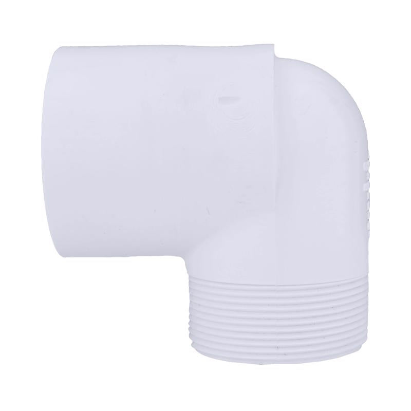 Charlotte Pipe 2 in. Slip X 2 in. D MPT PVC Street Elbow