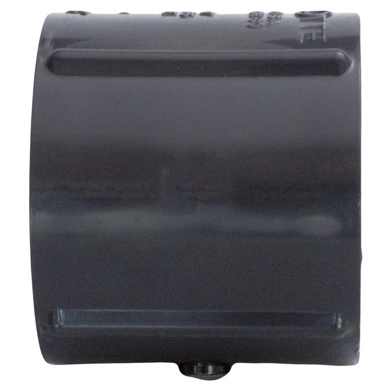 Charlotte Pipe Schedule 80 1-1/4 in. FPT X 1-1/4 in. D FPT PVC Coupling