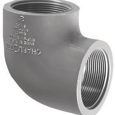 Charlotte Pipe Schedule 80 2 in. FPT X 2 in. D FPT PVC Elbow