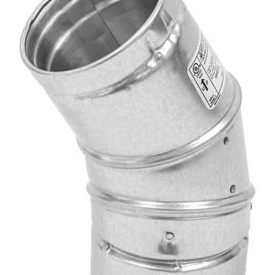 Selkirk 4 in. D X 4 in. D Adjustable 60 deg Aluminum Stove Pipe Elbow