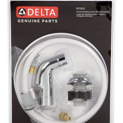 Delta For Universal Metallic Chrome Faucet Sprayer with Hose