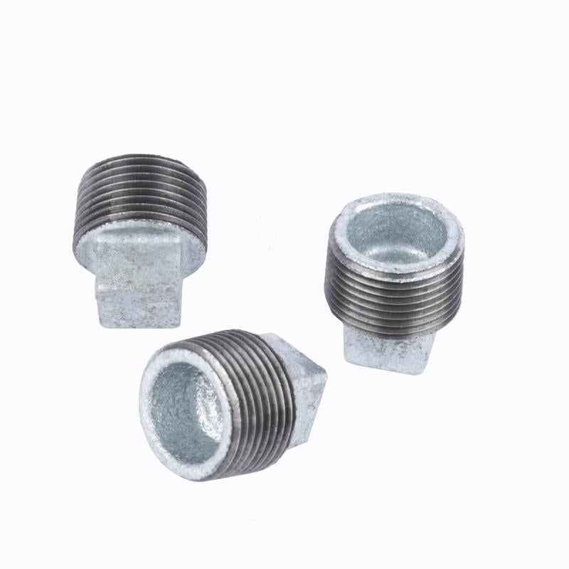 STZ Industries 1/8 in. MIP each Galvanized Malleable Iron Plug