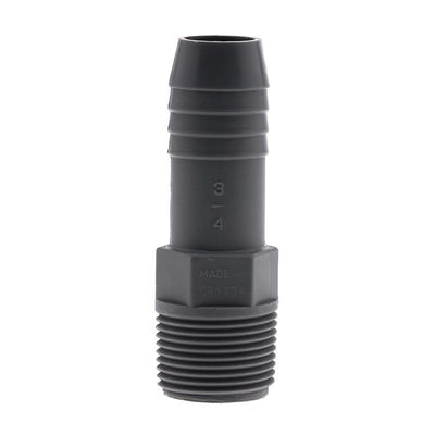 Boshart Industries 3/4 in. MPT in. X 3/4 in. D Insert Polypropylene 3 in. Male Adapter
