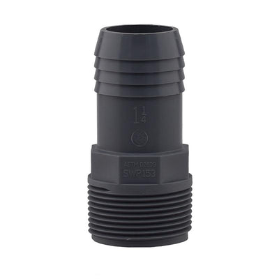 Boshart Industries 1-1/4 in. MPT in. X 1-1/4 in. D Insert Polypropylene Male Adapter