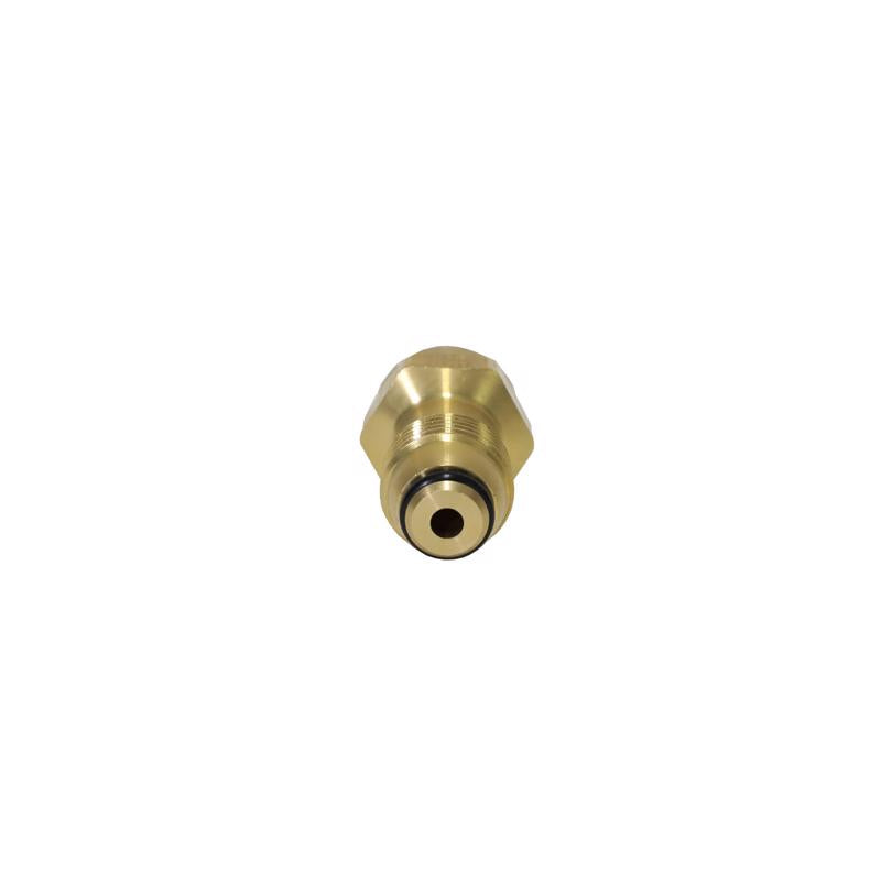 Mr. Heater Brass Female Throwaway Cylinder Thread x Soft Nose P.O.L. Propane Tank Refill Adapter