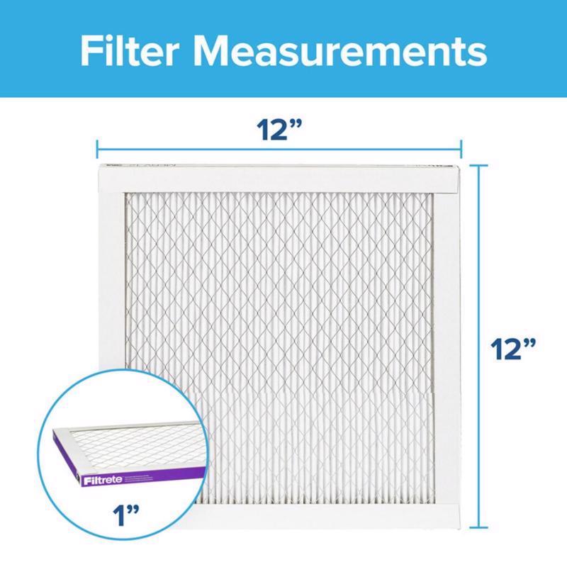 Filtrete 12 in. W X 12 in. H X 1 in. 1500 MPR Pleated Ultra Allergen Filter