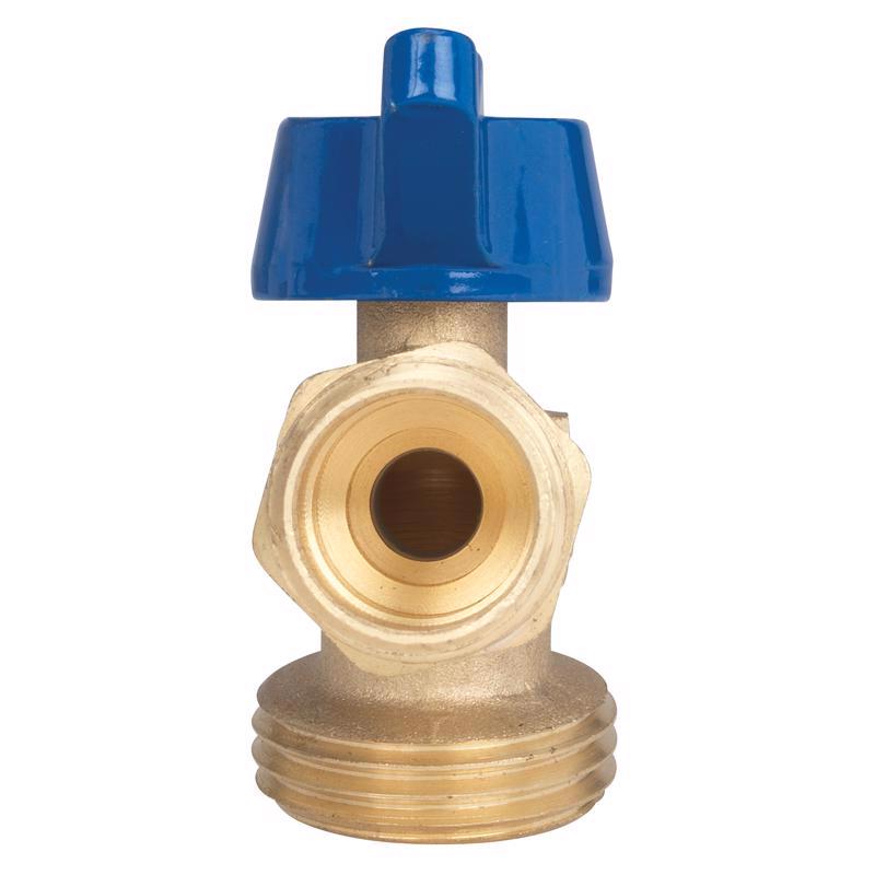 Homewerks 1/2 in. MIP X 3/4 in. MHT Brass Hose Bibb