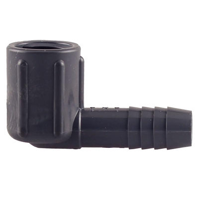 Boshart Industries 1/2 in. Insert in. X 1/2 in. D FPT Polypropylene 90 Degree Elbow