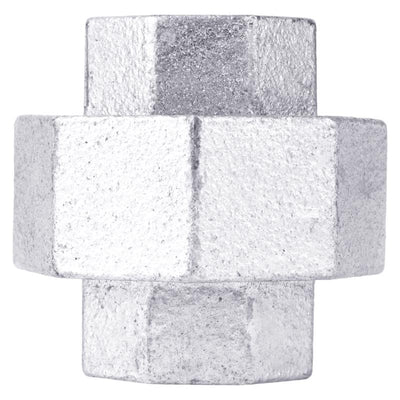 STZ Industries 1/8 in. FIP each X 1/8 in. D FIP Galvanized Malleable Iron Union