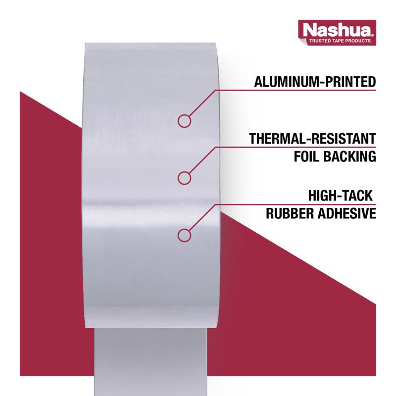Nashua 1.89 in. W X 10.9 yd L Silver Duct Tape