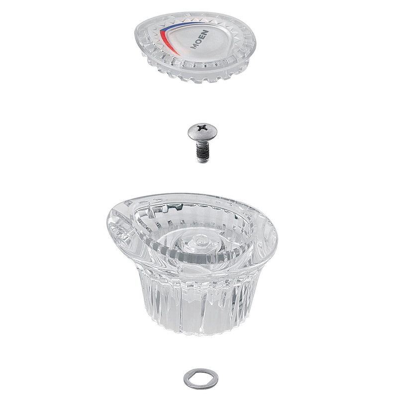 Moen Chateau Clear Tub and Shower Faucet Handle