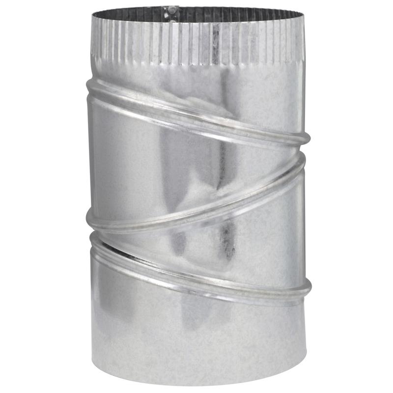 Imperial 6 in. D X 6 in. D Adjustable 90 deg Galvanized Steel Furnace Pipe Elbow