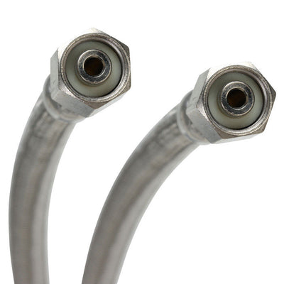Fluidmaster 1/4 in. Compression X 1/4 in. D Compression 72 in. Stainless Steel Ice Maker Supply Line