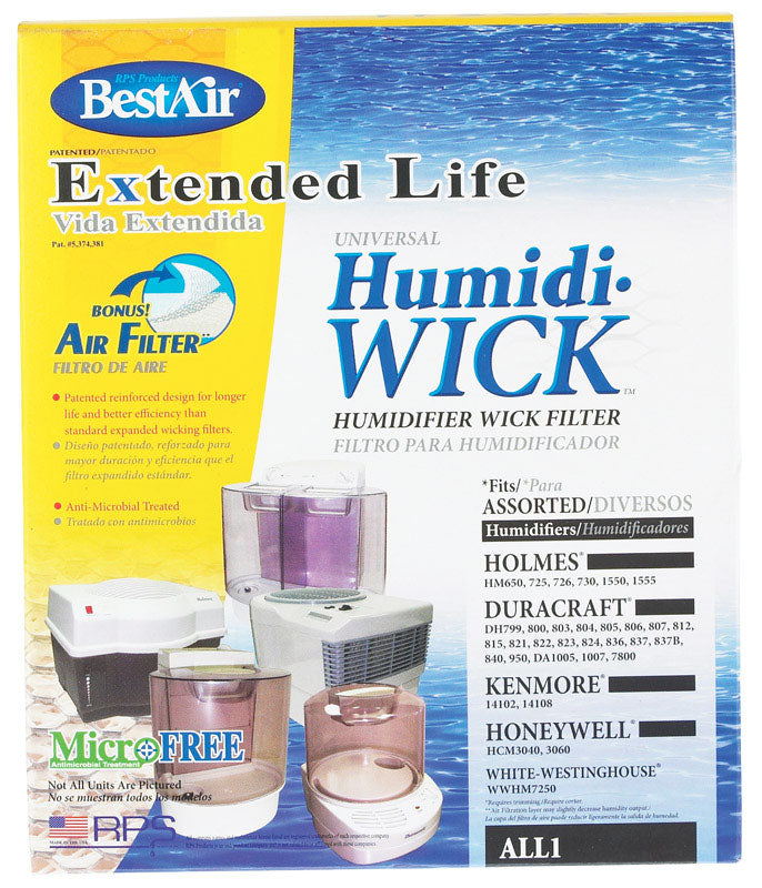 BestAir Humidifier Wick For Holmes, Duracraft, Honeywell, Sears/Kenmore