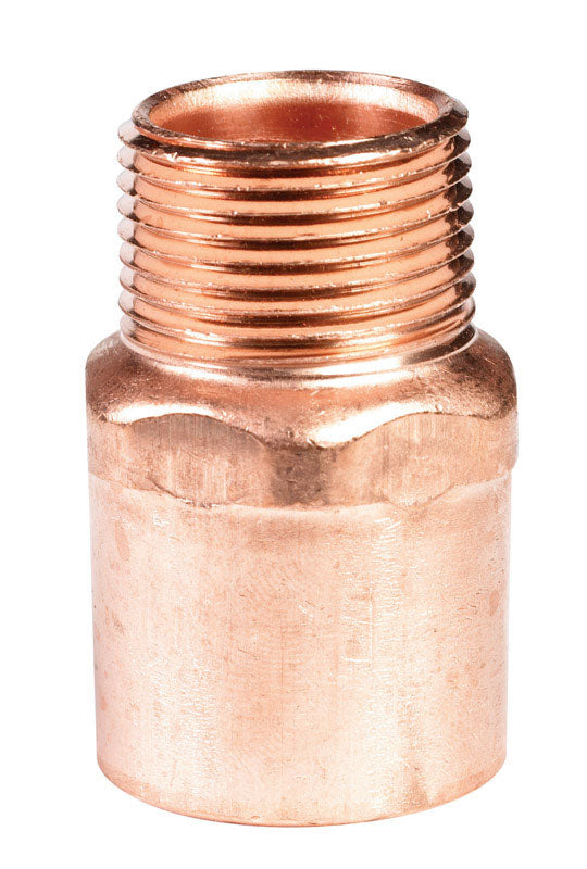 NIBCO 1 in. Copper X 3/4 in. D MIP Copper Pipe Adapter