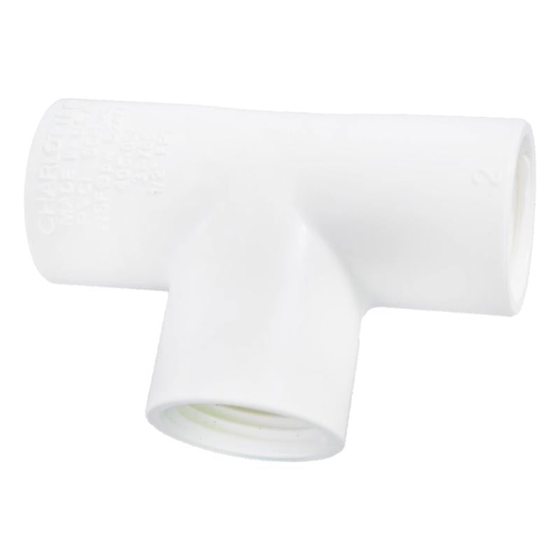 Charlotte Pipe Schedule 40 1 in. FPT X 1 in. D FPT PVC Threaded Tee