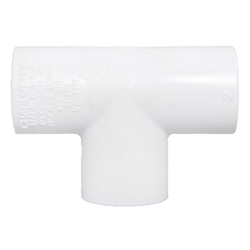 Charlotte Pipe Schedule 40 1 in. FPT X 1 in. D FPT PVC Threaded Tee