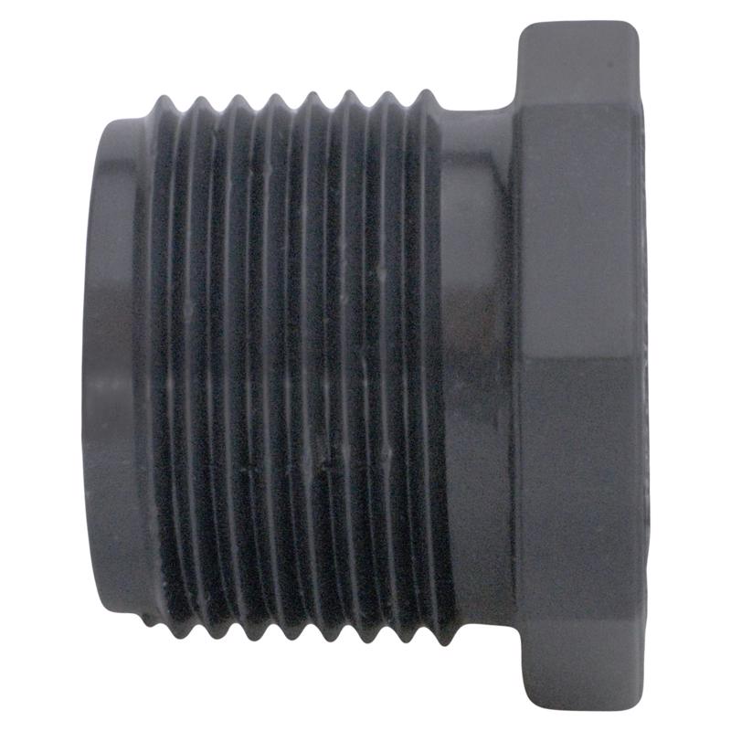 Charlotte Pipe Schedule 80 1 in. MPT X 1/2 in. D FPT PVC 1-1/4 in. Reducing Bushing