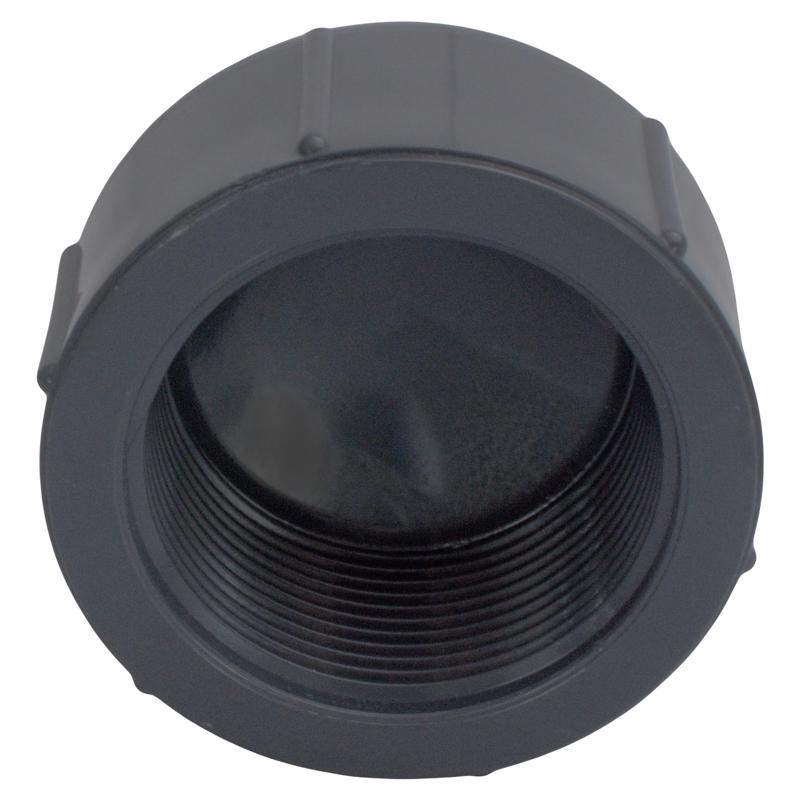 Charlotte Pipe Schedule 80 1/2 in. FPT X 1/2 in. D FPT PVC Threaded Cap