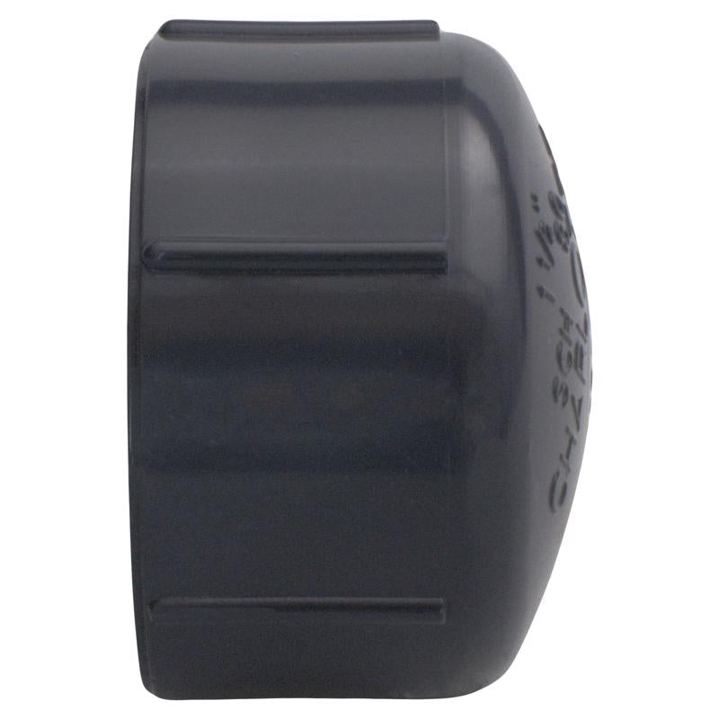 Charlotte Pipe Schedule 80 1/2 in. FPT X 1/2 in. D FPT PVC Threaded Cap