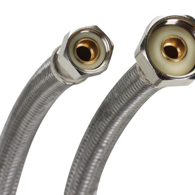 Fluidmaster 3/8 in. Compression X 1/2 in. D FIP 30 in. Brass Supply Line