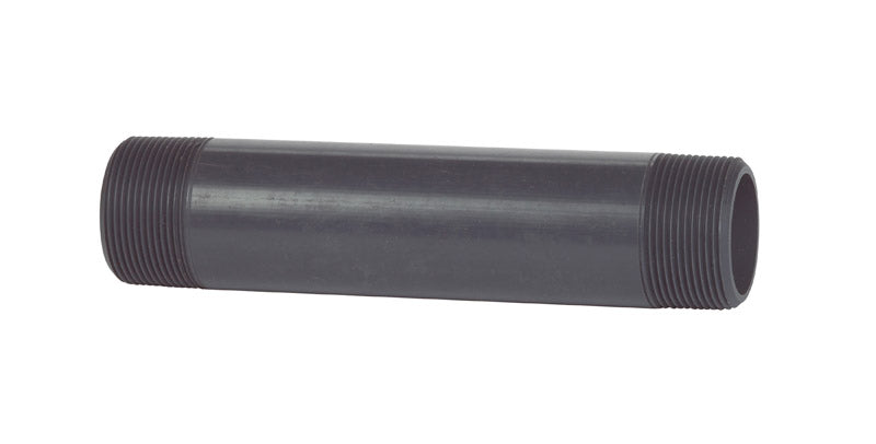 B&K ProLine Schedule 80 1-1/2 in. MIP X 1-1/2 in. D MIP PVC 8 in. Nipple