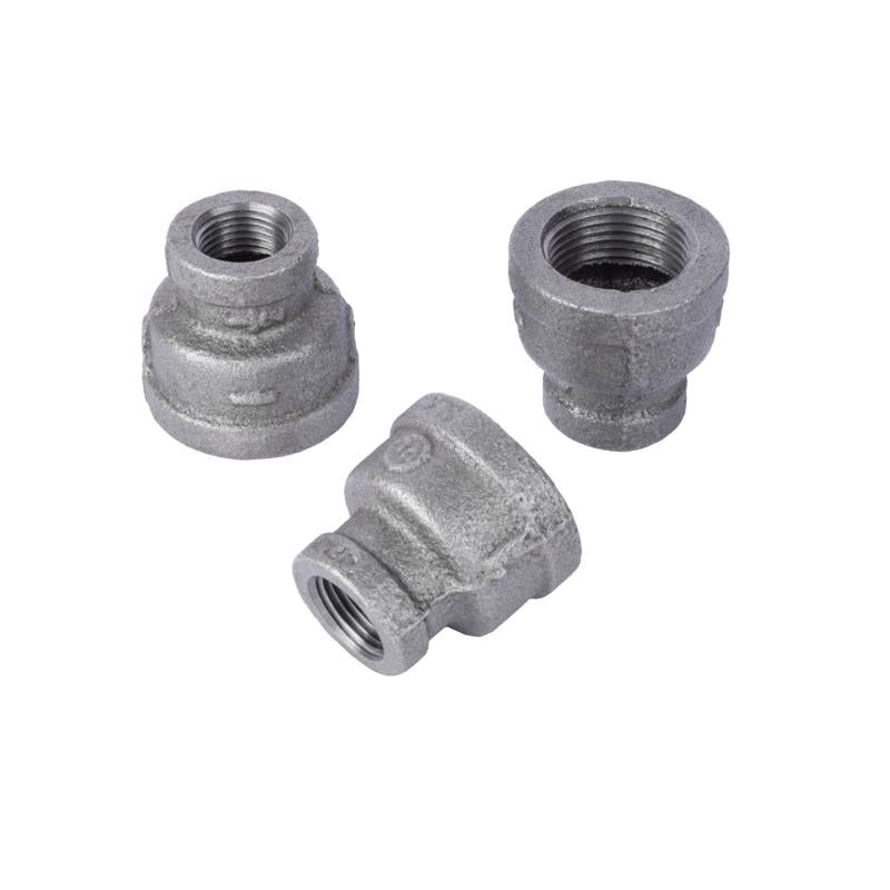 STZ Industries 1 in. FIP each X 1/2 in. D FIP Black Malleable Iron Reducing Coupling