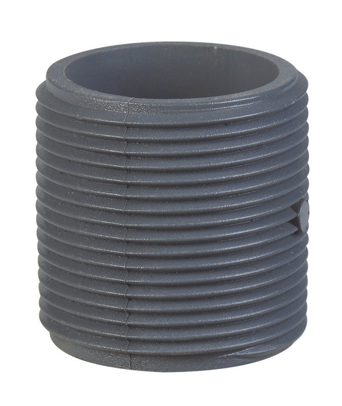 B&K Schedule 80 1-1/4 in. MIP X 1-1/4 in. D MIP PVC Close Nipple