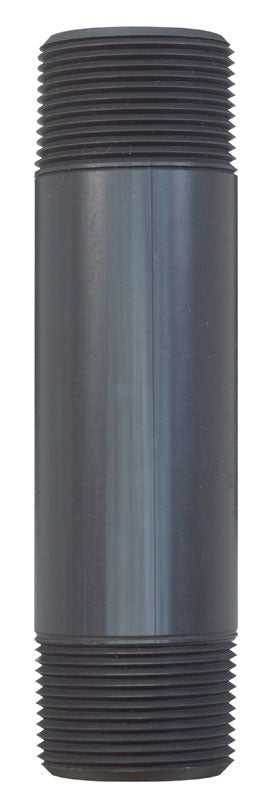 B&K Schedule 80 1-1/4 in. MIP X 1-1/4 in. D MIP PVC 6 in. Nipple