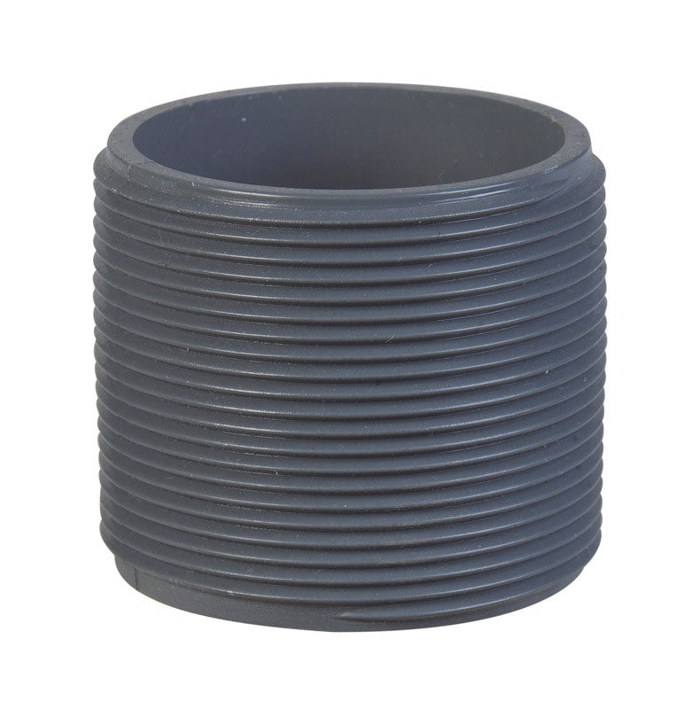 B&K ProLine Schedule 80 2 in. MIP X 2 in. D MIP PVC 2 in. Close Nipple