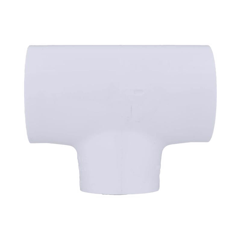 Charlotte Pipe Schedule 40 2 in. Slip X 2 in. D Slip PVC Reducing Tee