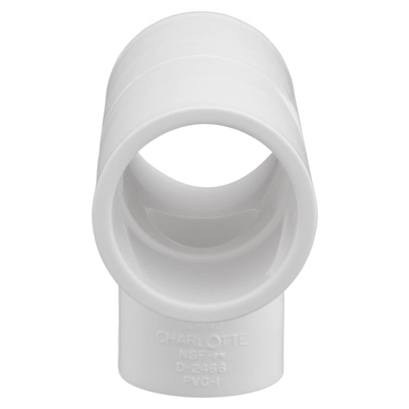 Charlotte Pipe Schedule 40 1 in. Slip X 1 in. D Slip PVC Reducing Tee
