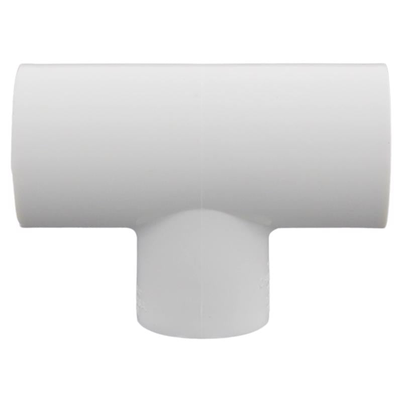 Charlotte Pipe Schedule 40 1 in. Slip X 1 in. D Slip PVC Reducing Tee