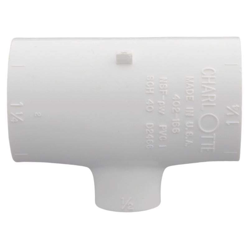 Charlotte Pipe Schedule 40 1-1/4 in. Slip X 1-1/4 in. D FPT PVC Reducing Tee