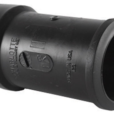 Charlotte Pipe 3 in. Spigot X 4 in. D Hub ABS Adapter