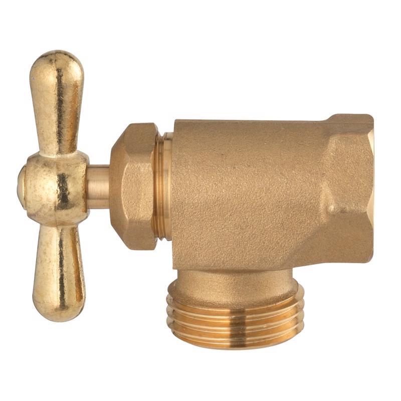 Homewerks 1/2 in. FIP pc X 3/4 in. MHT Brass Washing Machine Valve