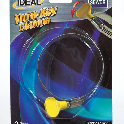 Ideal Tridon 2-1/2 in. 3-1/2 in. 48 Hose Clamp Stainless Steel Turn Key