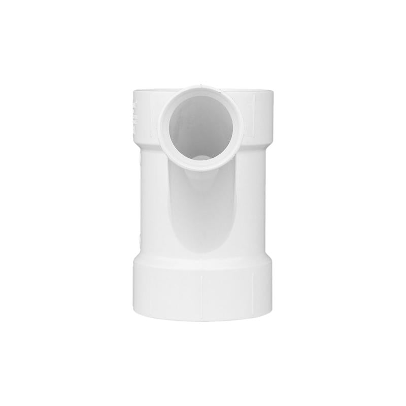 Charlotte Pipe Schedule 40 4 in. Hub X 4 in. D Hub PVC Long Turn Wye