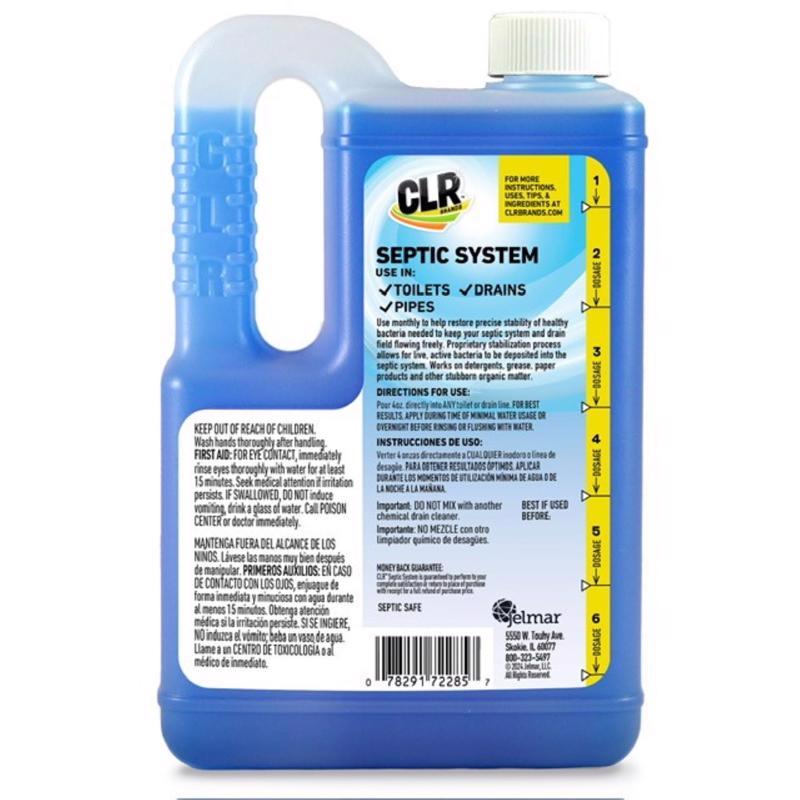 CLR Brands Septic Treatment Liquid Septic System Treatment 28 ounce oz