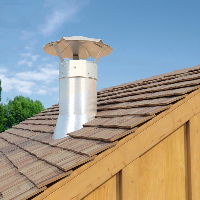 Imperial 4 in. Galvanized Steel Chimney Cap